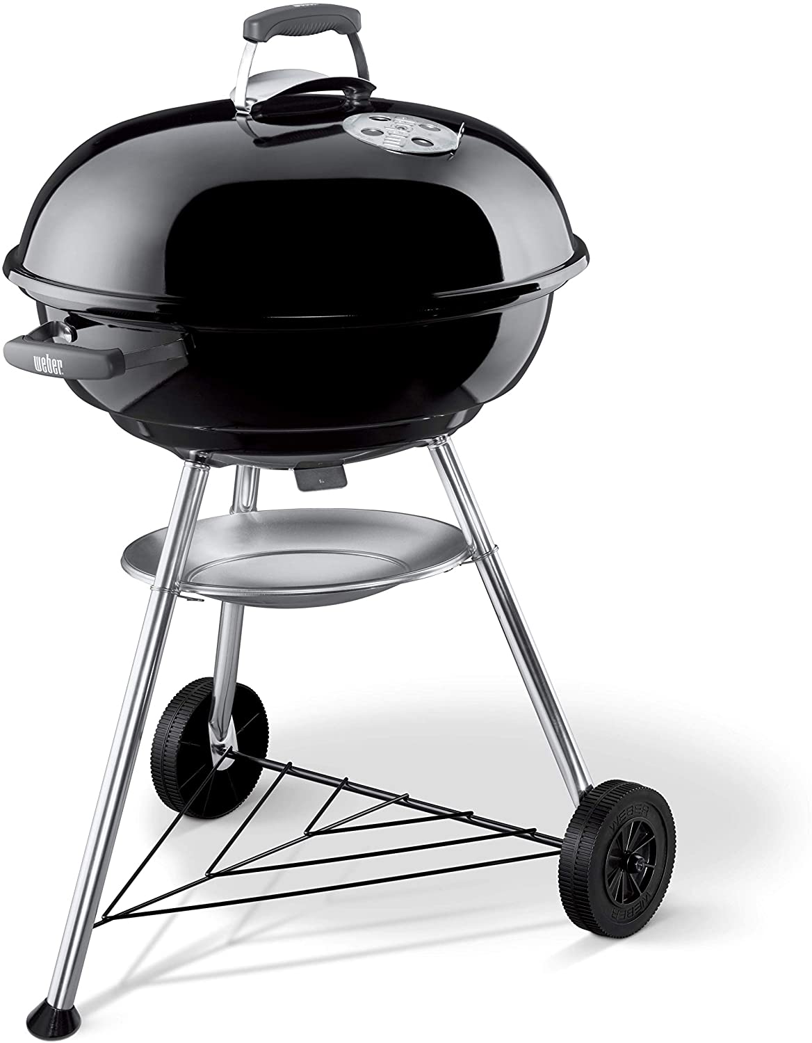 Weber 1321004 Barbecue compatto a carbone 57 cm Nero 🥓 Barbecue a Carbonella🍗 OneConcept GQ5 Beefbutler | Barbecue ad un prezzo imbattibile