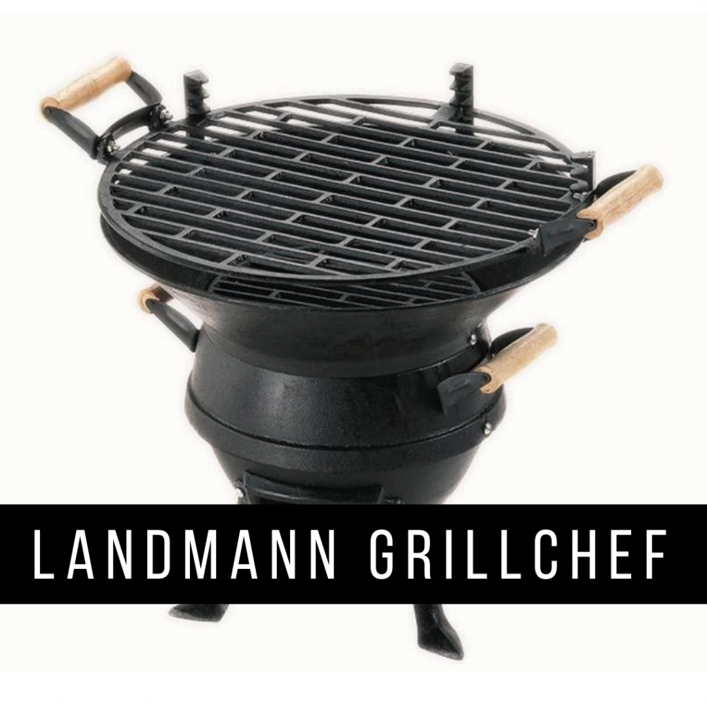 Landmann Barbecue in acciaio inox di qualità FORCELLA Bbq Strumenti 13211 
